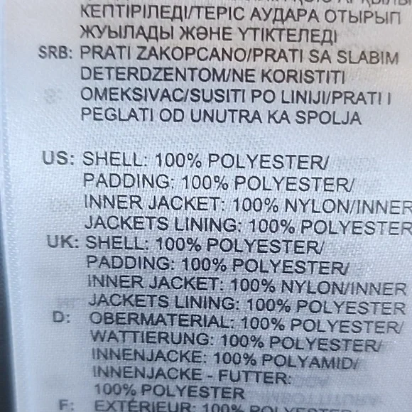 Adidas Long Quited Size S Coat Marapat Digital Desert Camo Like New - Picture 16 of 16